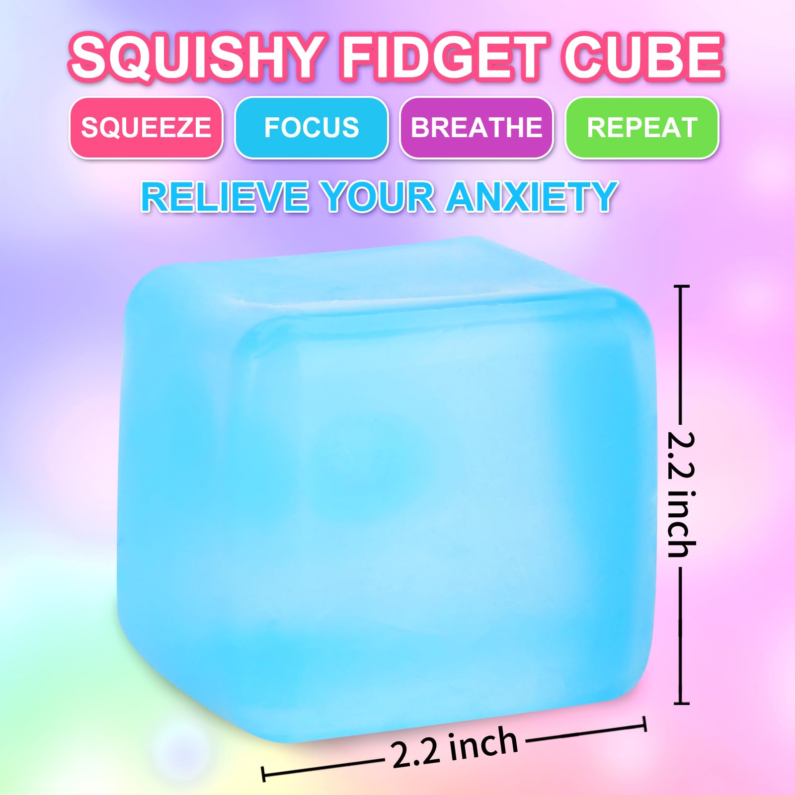Siwarm squishy ice-cube stress balls provide tactile satisfaction.