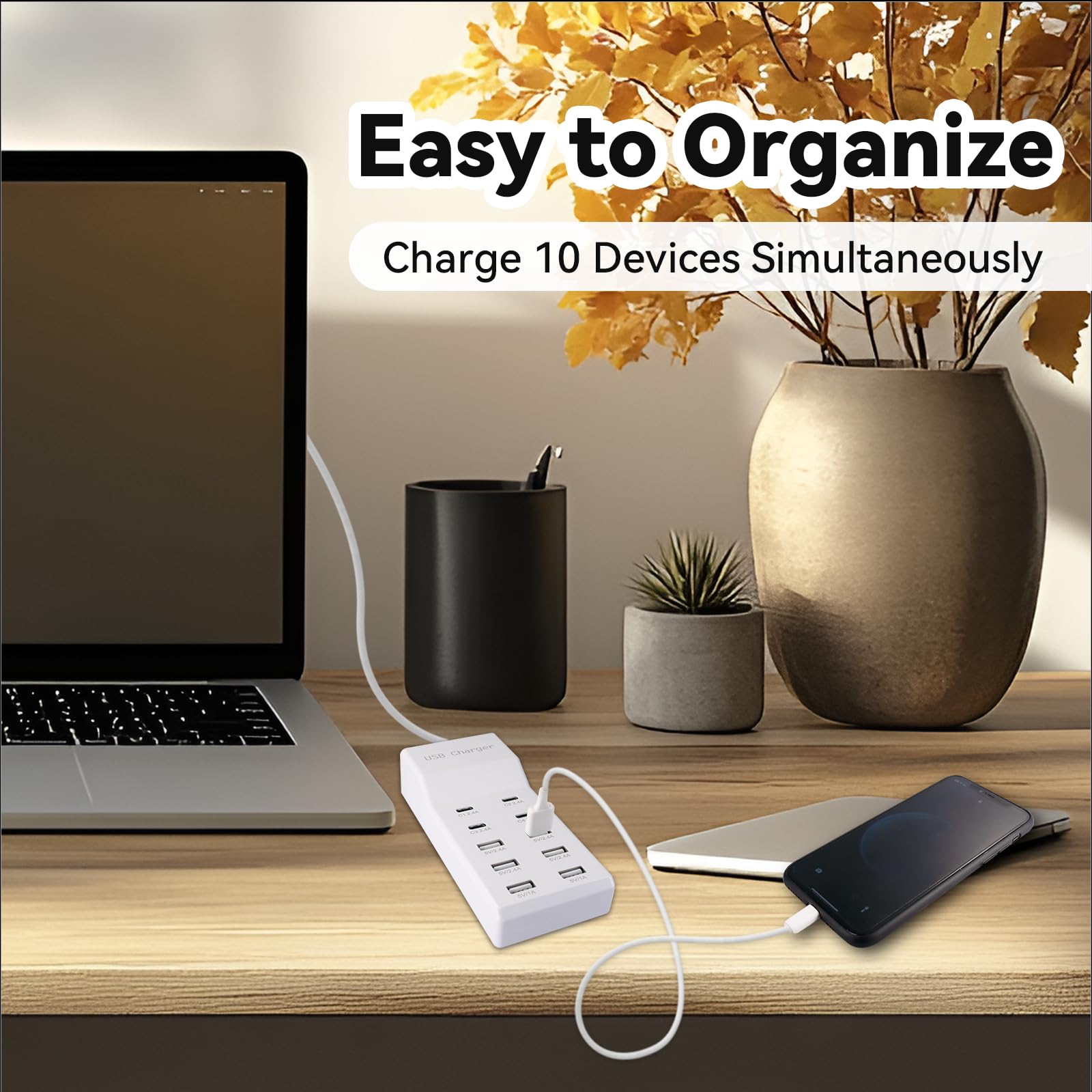 SIWMER compact desk setup ideal for home or office use.