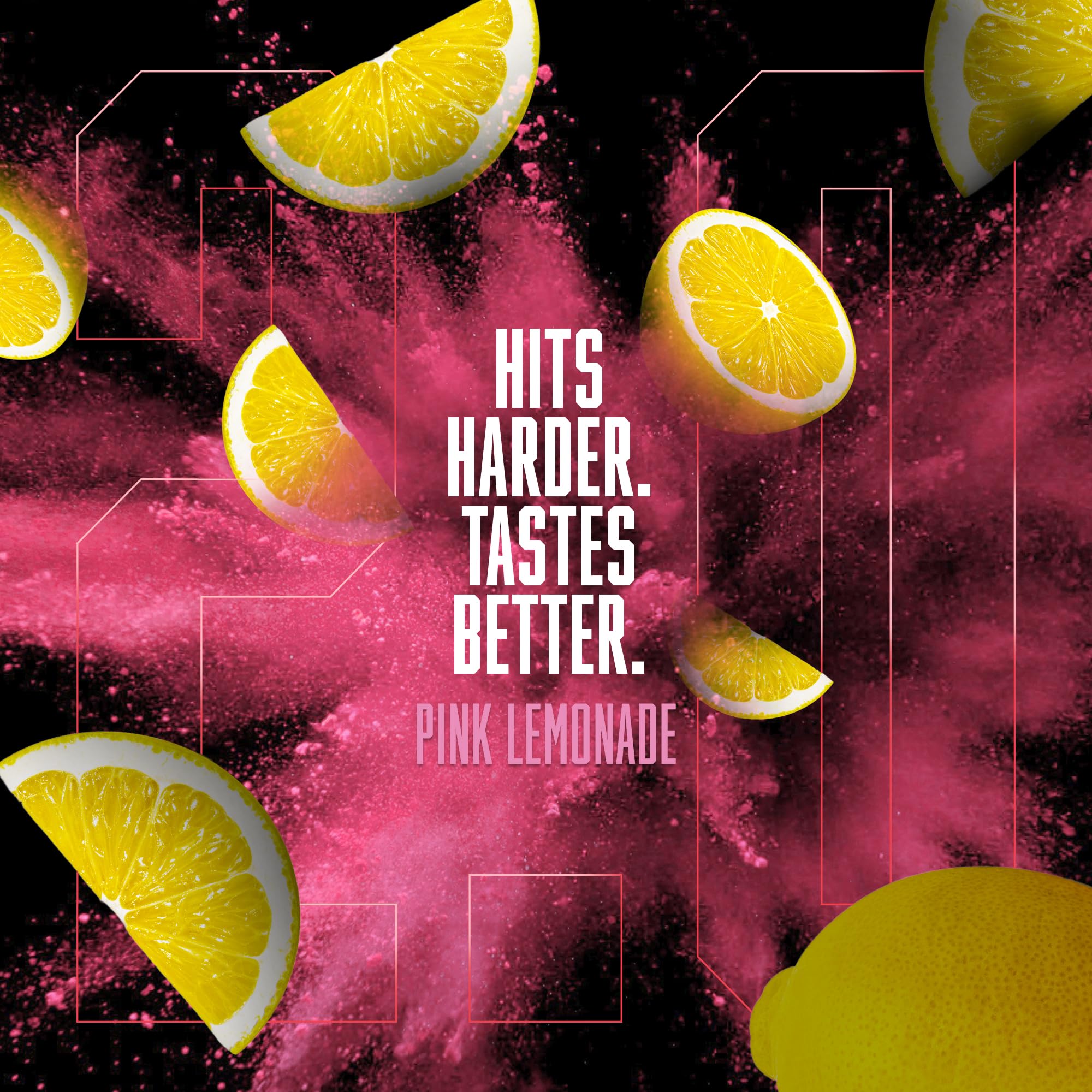 Six Star energy boost image highlighting the 320 mg caffeine content.