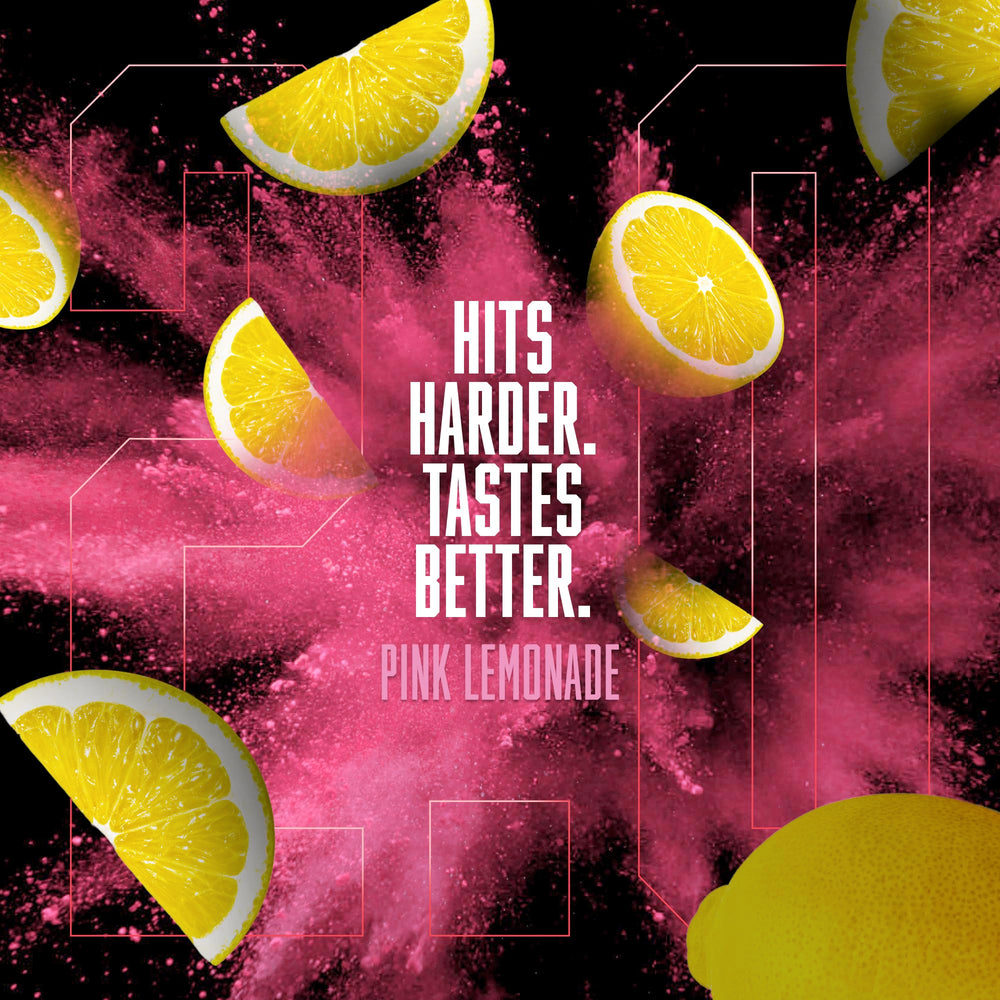 Six Star energy boost image highlighting the 320 mg caffeine content.