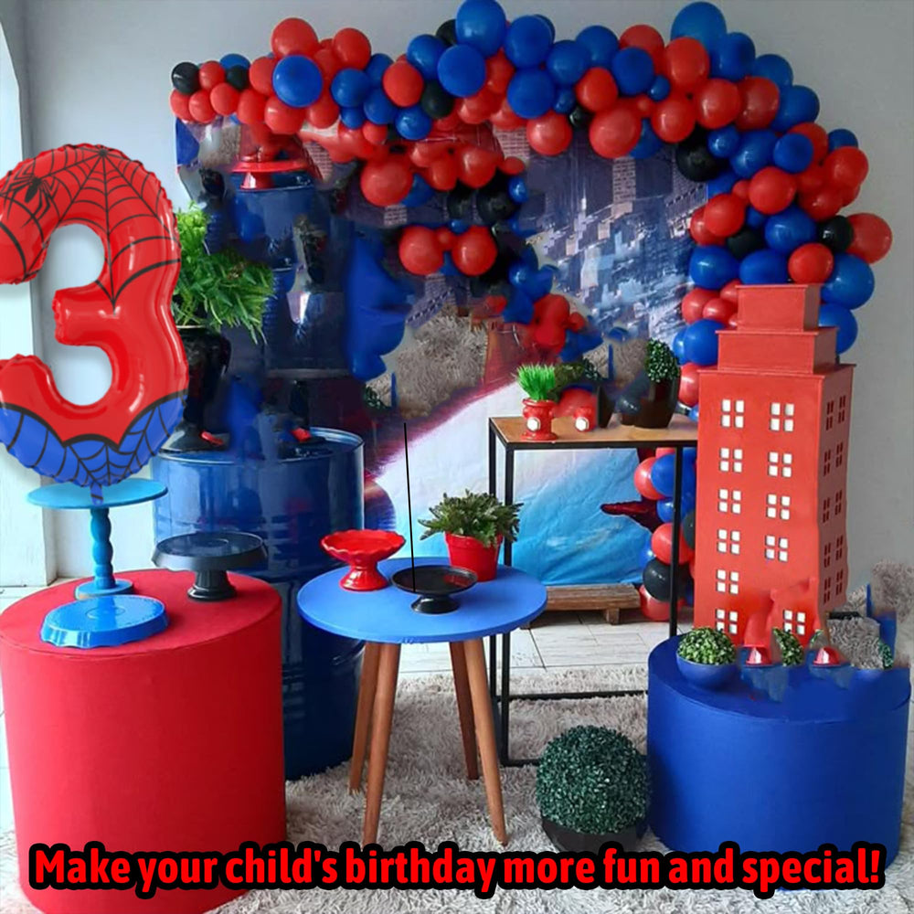 SIXONEAIEN numbers collection balloon 3 among digits 0-9 for versatile decor.