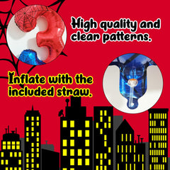 SIXONEAIEN giant spider-number balloon 3 styled for wall or backdrop displays.