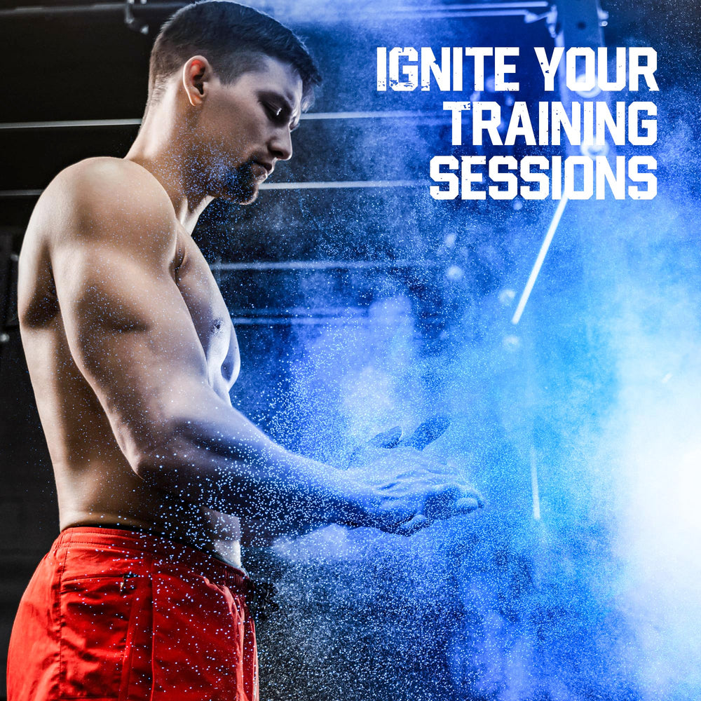 Six Star Pre-Workout Explosion 2.0 bottle with the pre-workout ready to mix.
