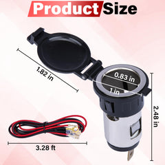 Sixzoo car outlet with wiring harness enables versatile charging for GPS, radio, and devices