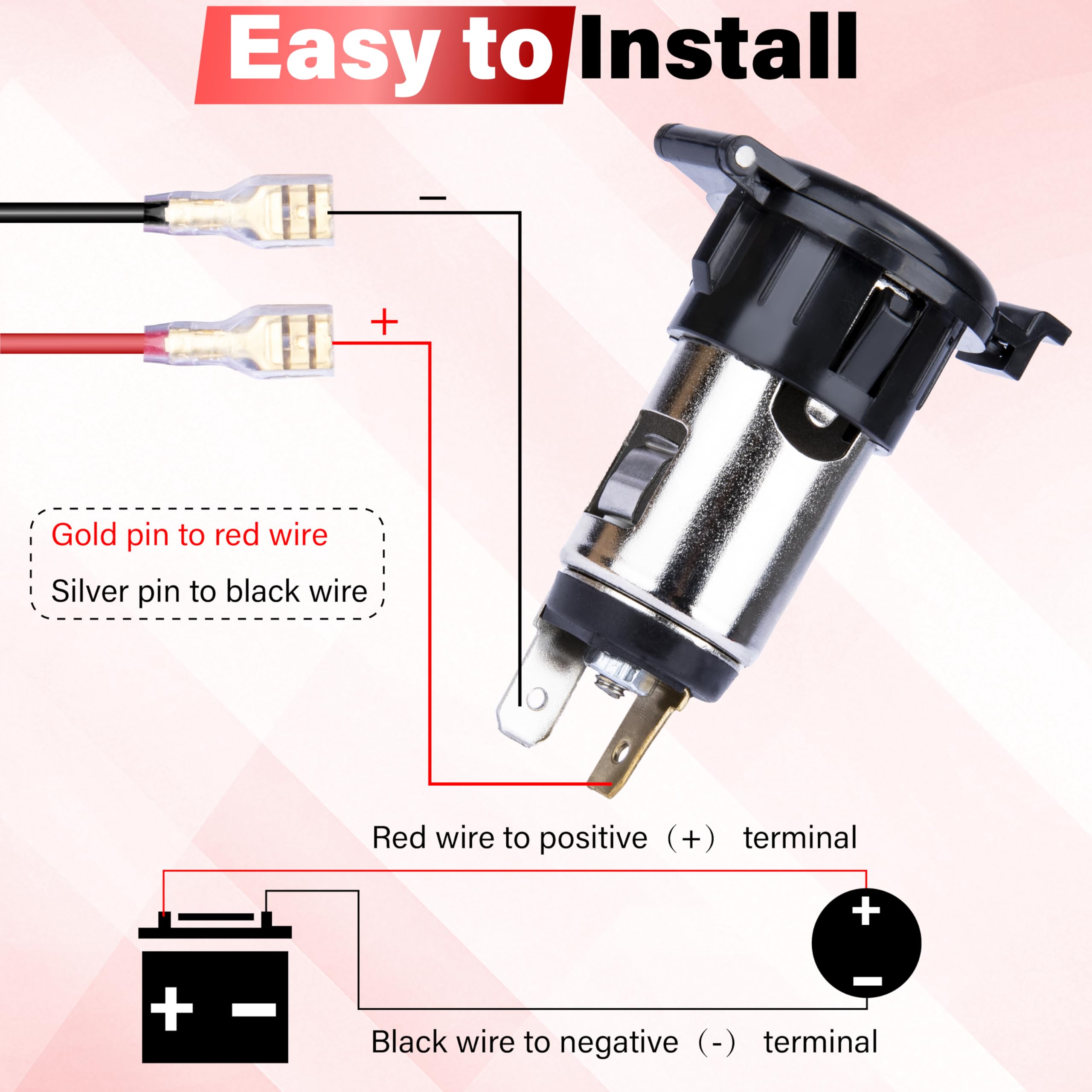 Sixzoo 12V/24V compatibility powers cars, boats, motorcycles, and more