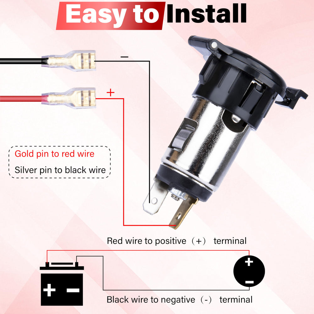 Sixzoo 12V/24V compatibility powers cars, boats, motorcycles, and more