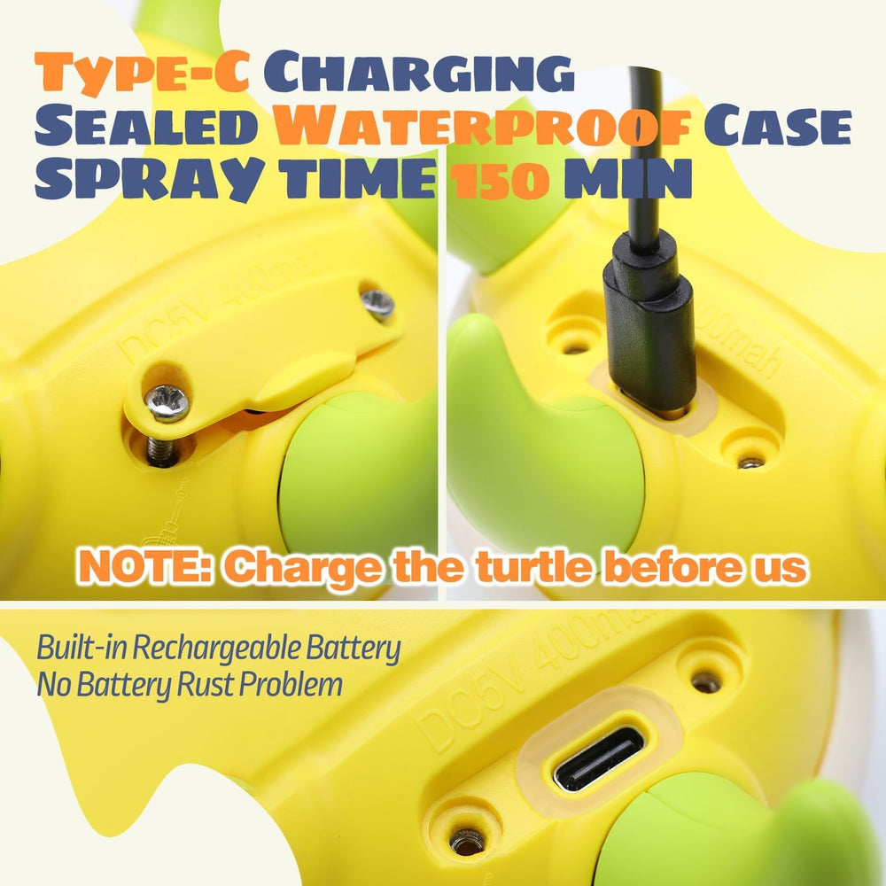 Sizobi gift-ready turtle bath toy for birthdays and holidays.