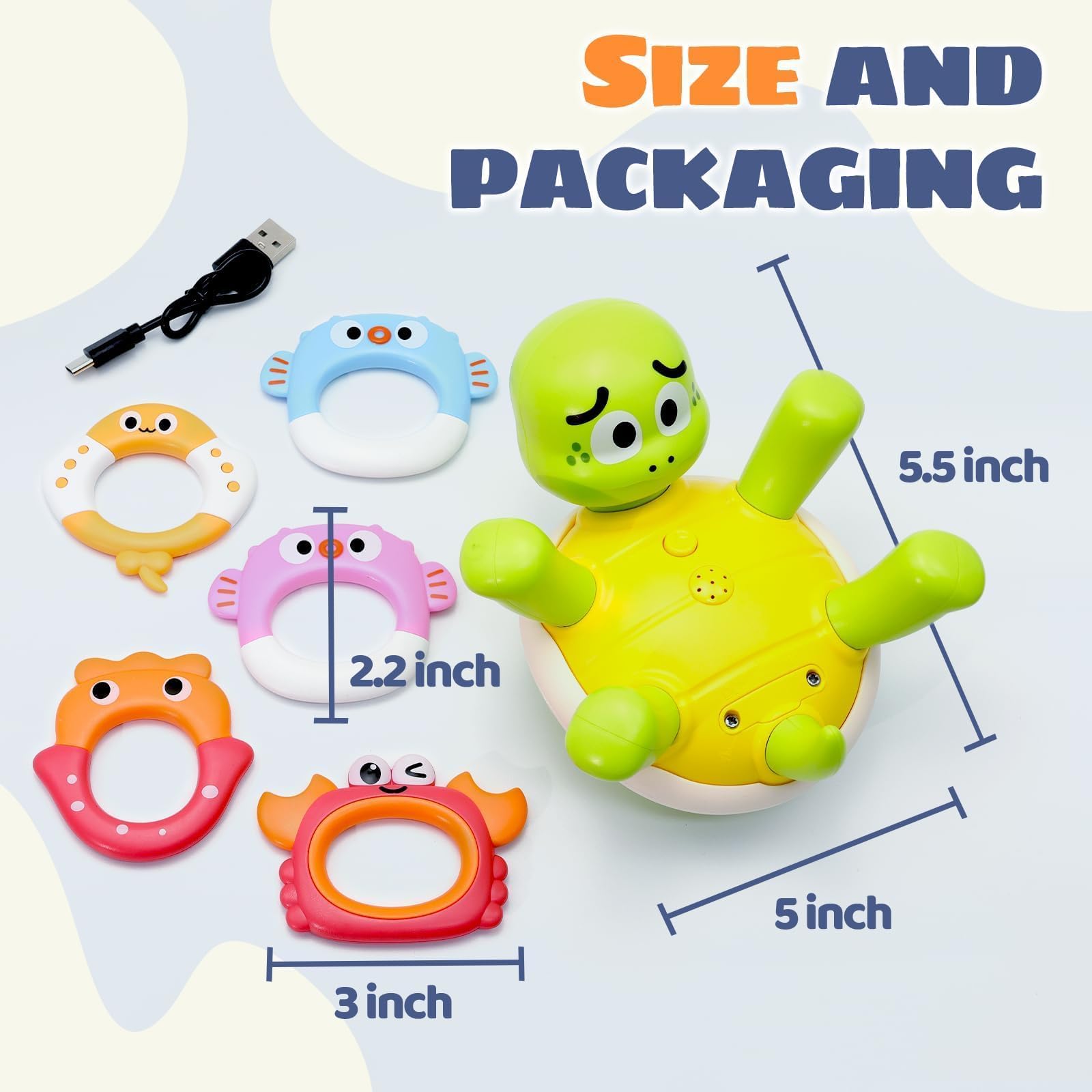 Sizobi non-toxic ABS material with smooth edges for safe handling.