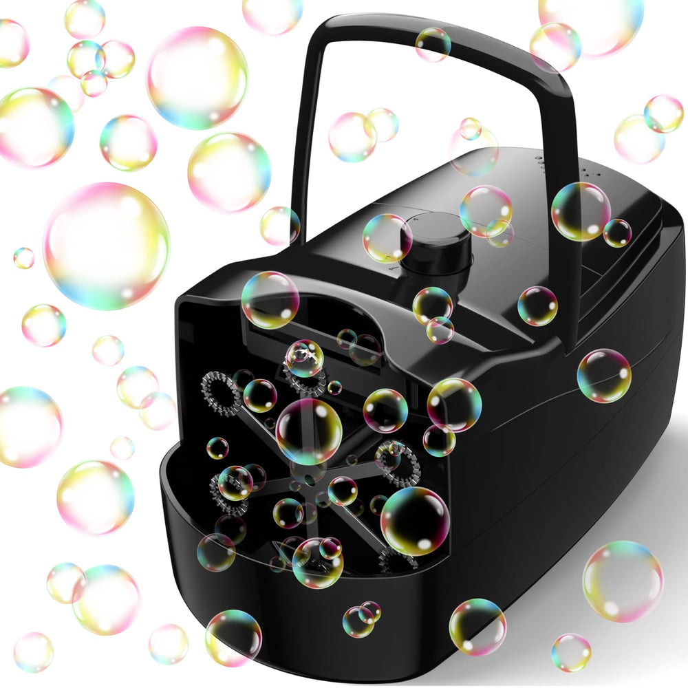 Sizonjoy bubble machine front view for quick, easy party setup.