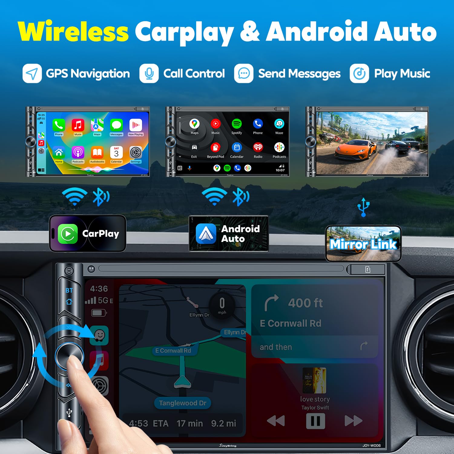 SJOYBRING Bluetooth mic delivers clearer hands-free calls for commutes.