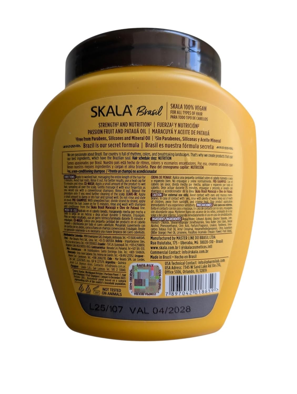SKALA 2-in-1 conditioning and cream to comb image for easy styling.