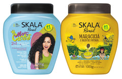 SKALA Hair Type 3ABC more curls passion fruit image showing defined, bouncy coils.