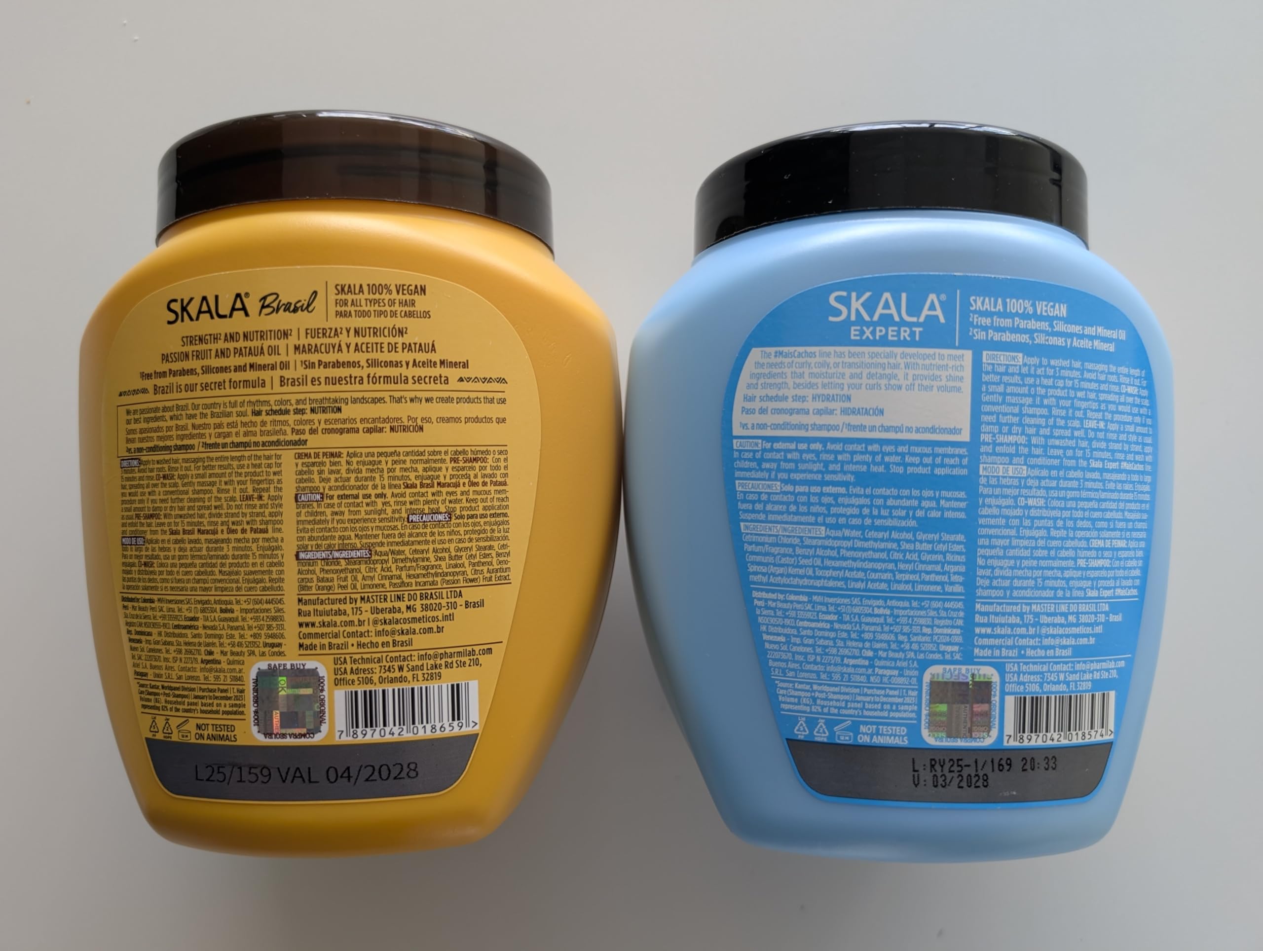 SKALA Hydrate Curls Passion Fruit image showing moisturized, soft curls.