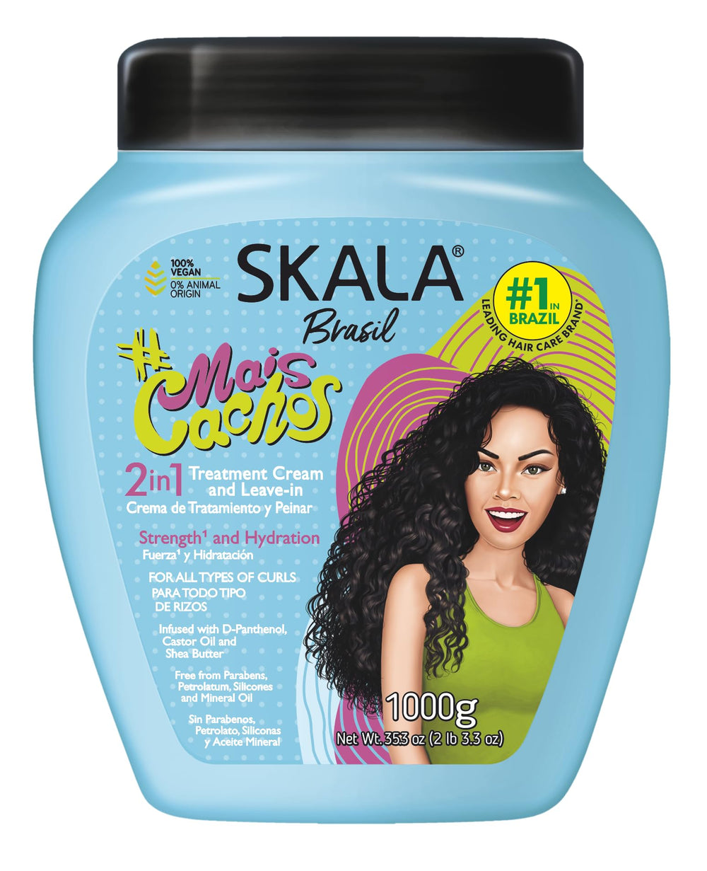 SKALA 2-in-1 cream swirl highlights creamy texture for curl definition