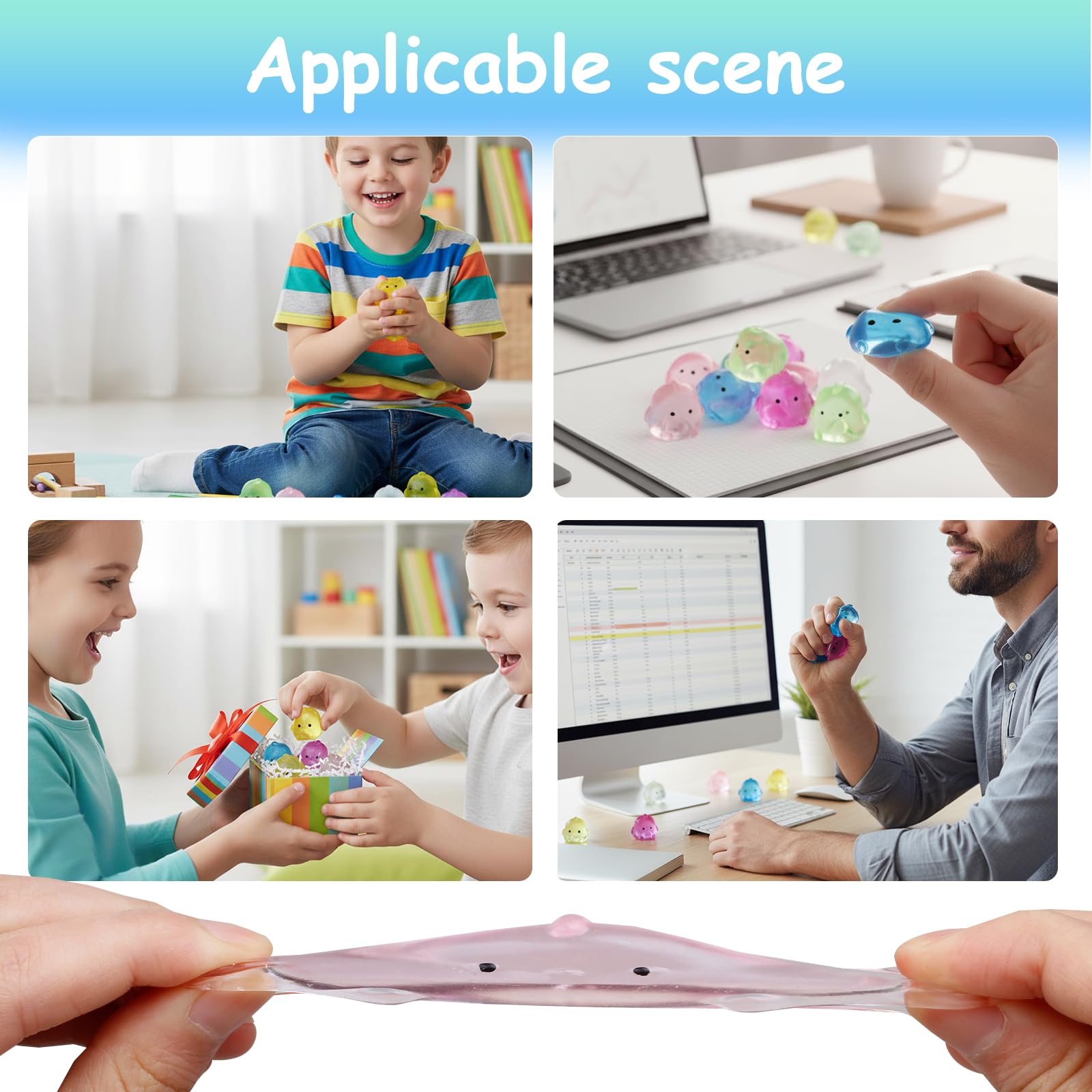 Sketsia Mini Chick Squishy: pocket-friendly buddy for home or office use.