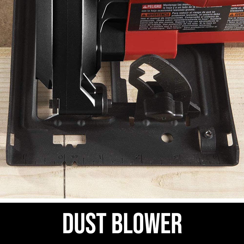 Skil 5080-01 18-tooth carbide blade included for clean cuts