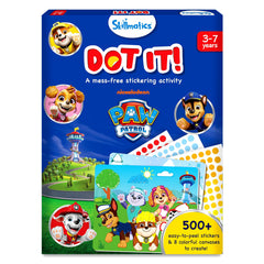 Skillmatics Dot It Sticker Art Paw Patrol stickers and canvases spark imaginative play.