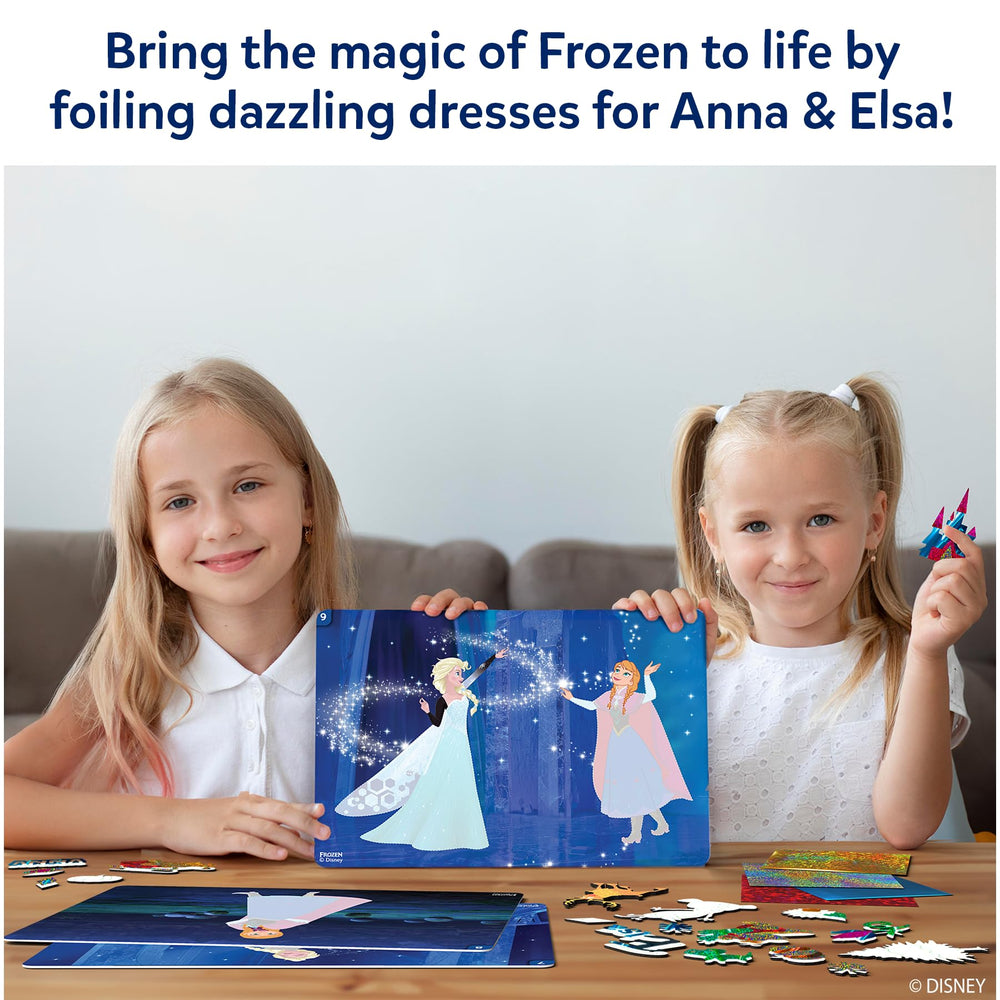 Skillmatics Foil Fun Disney Frozen foil dresses bring princess outfits to life