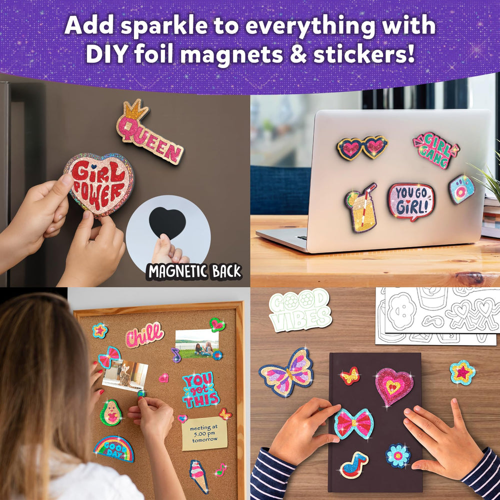 Skillmatics Foil Fun foil sheets in a rainbow of colors for dazzling crafts