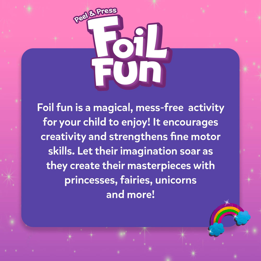 Skillmatics Foil Fun portable travel kit for on-the-go creativity.