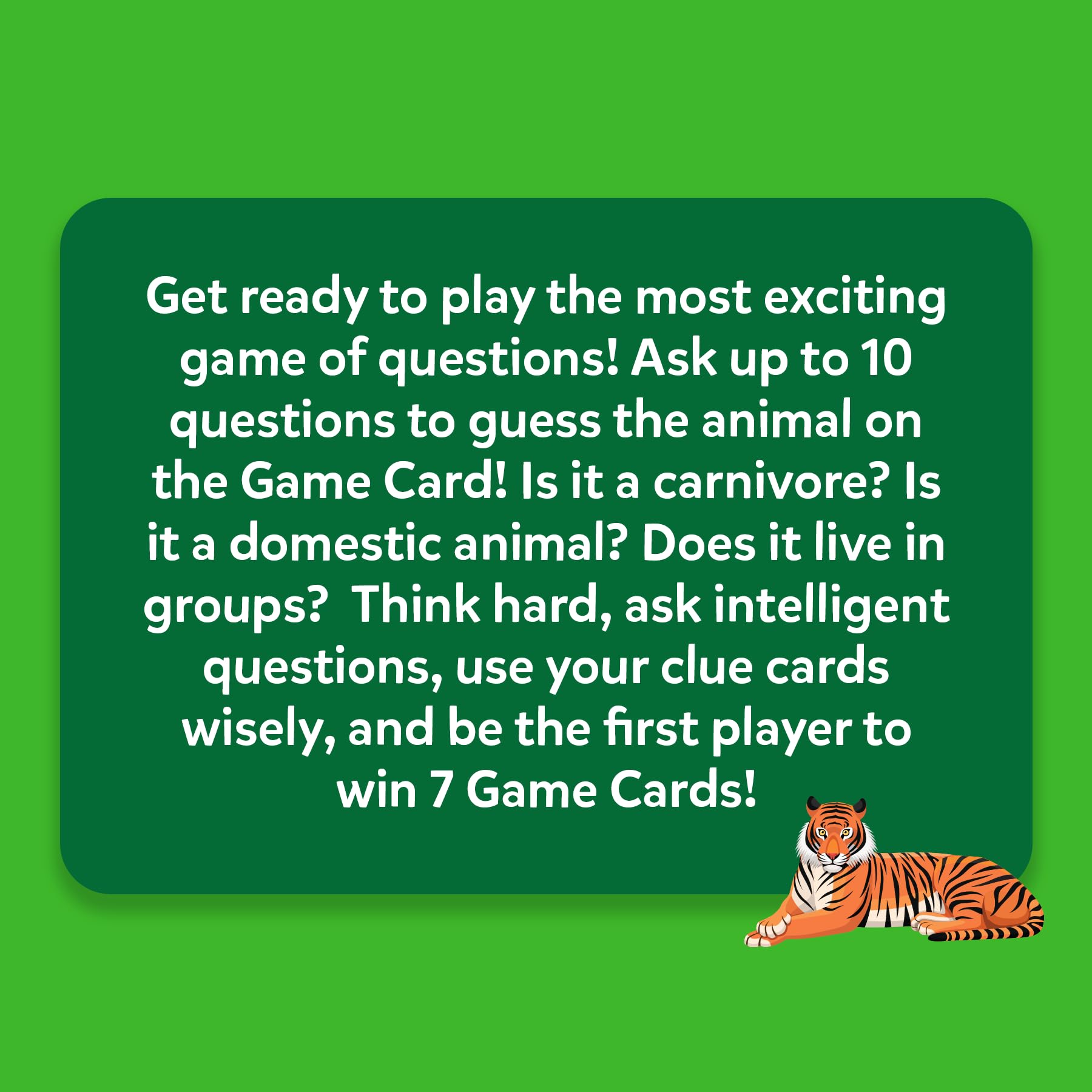 Skillmatics Guess in 10 Animal Planet card art highlighting animal illustrations.