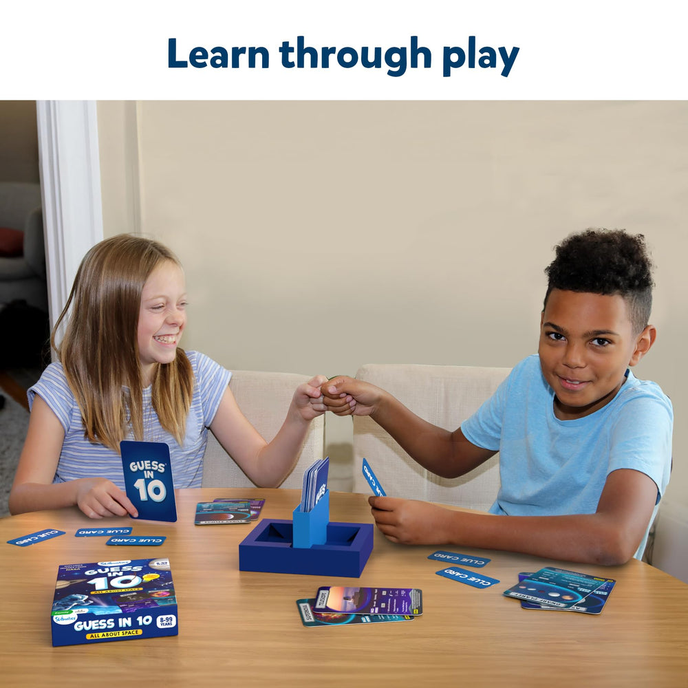Skillmatics Guess in 10 collectible cards fuel friendly competition and collection.