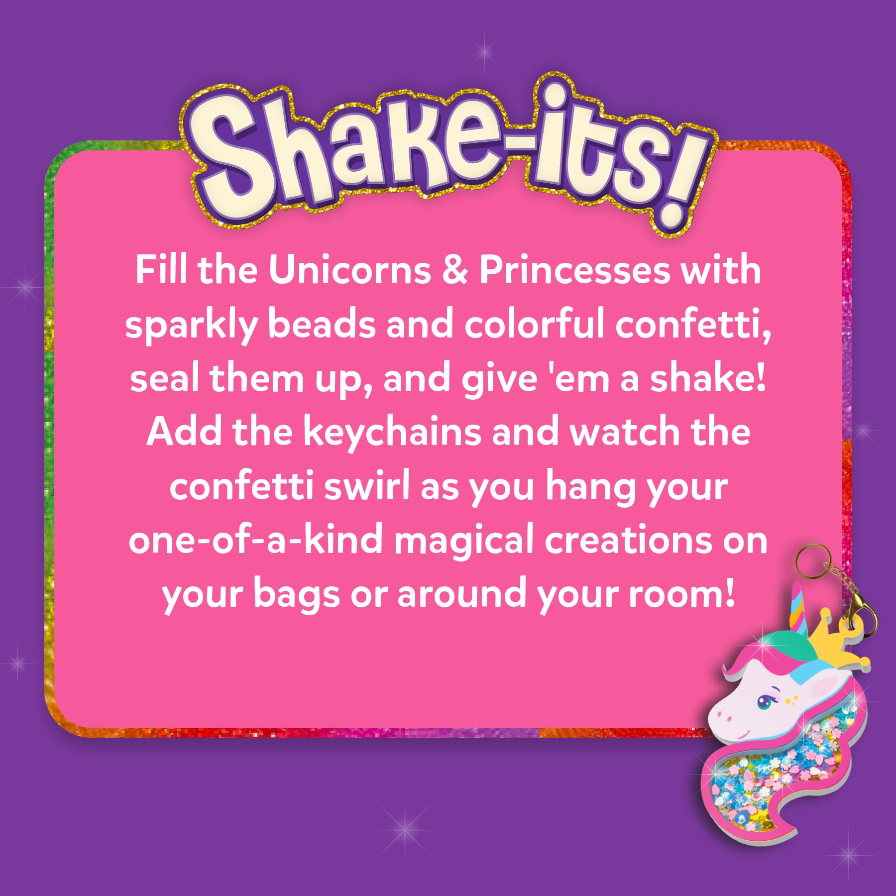Skillmatics Shake-its backpack-friendly hangers inspire portable play.