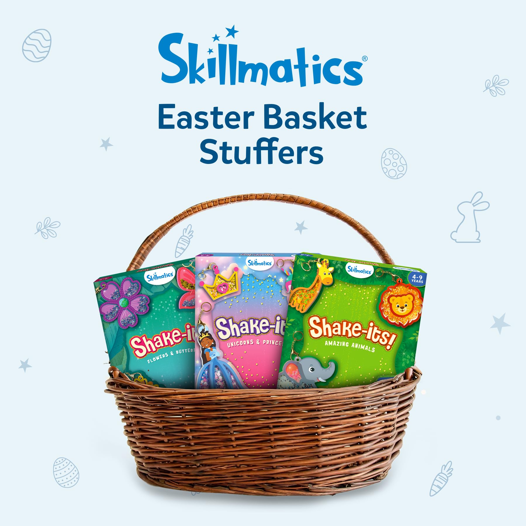 Skillmatics Shake-its confetti packs add color to every piece.