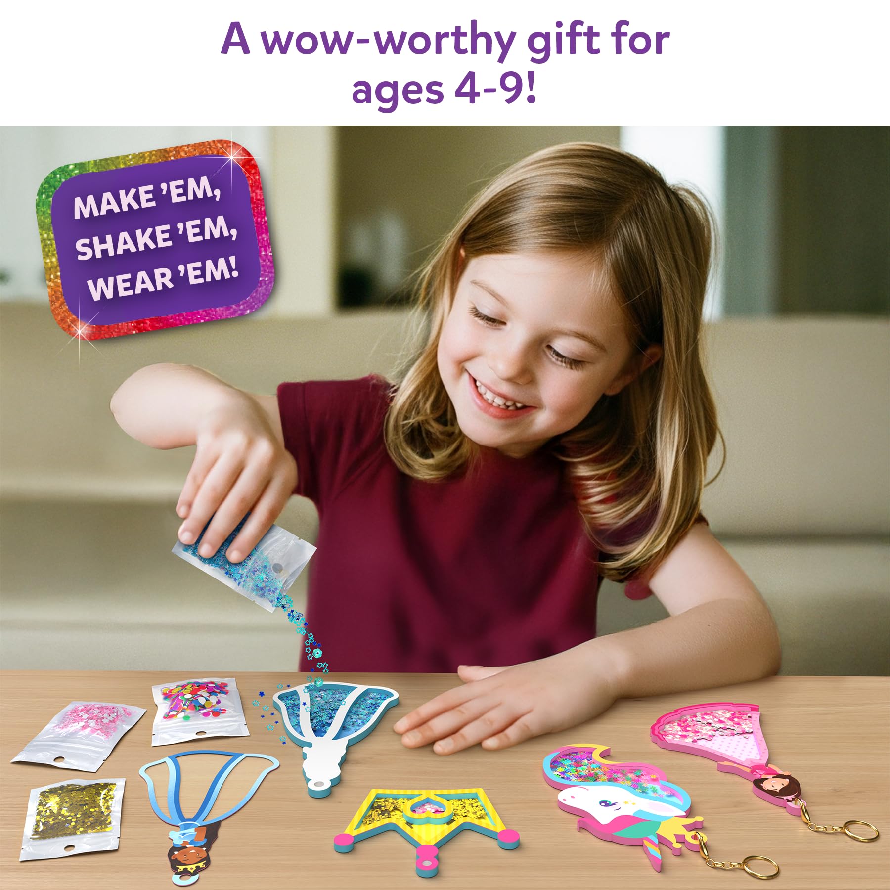 Skillmatics Shake-its sealing process creates durable, display-ready keepsakes.