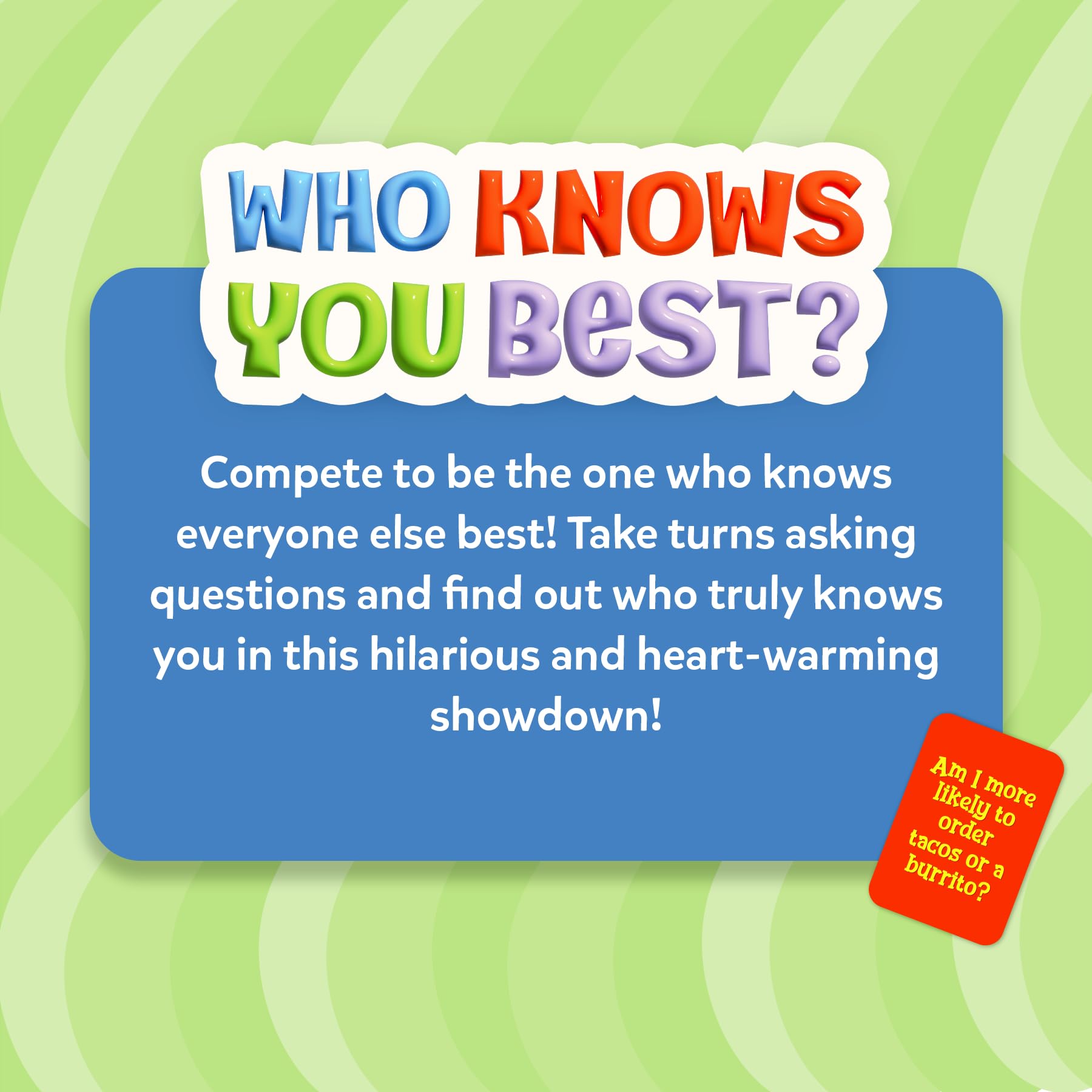 Skillmatics Who Knows You Best family game night perfect centerpiece for gatherings