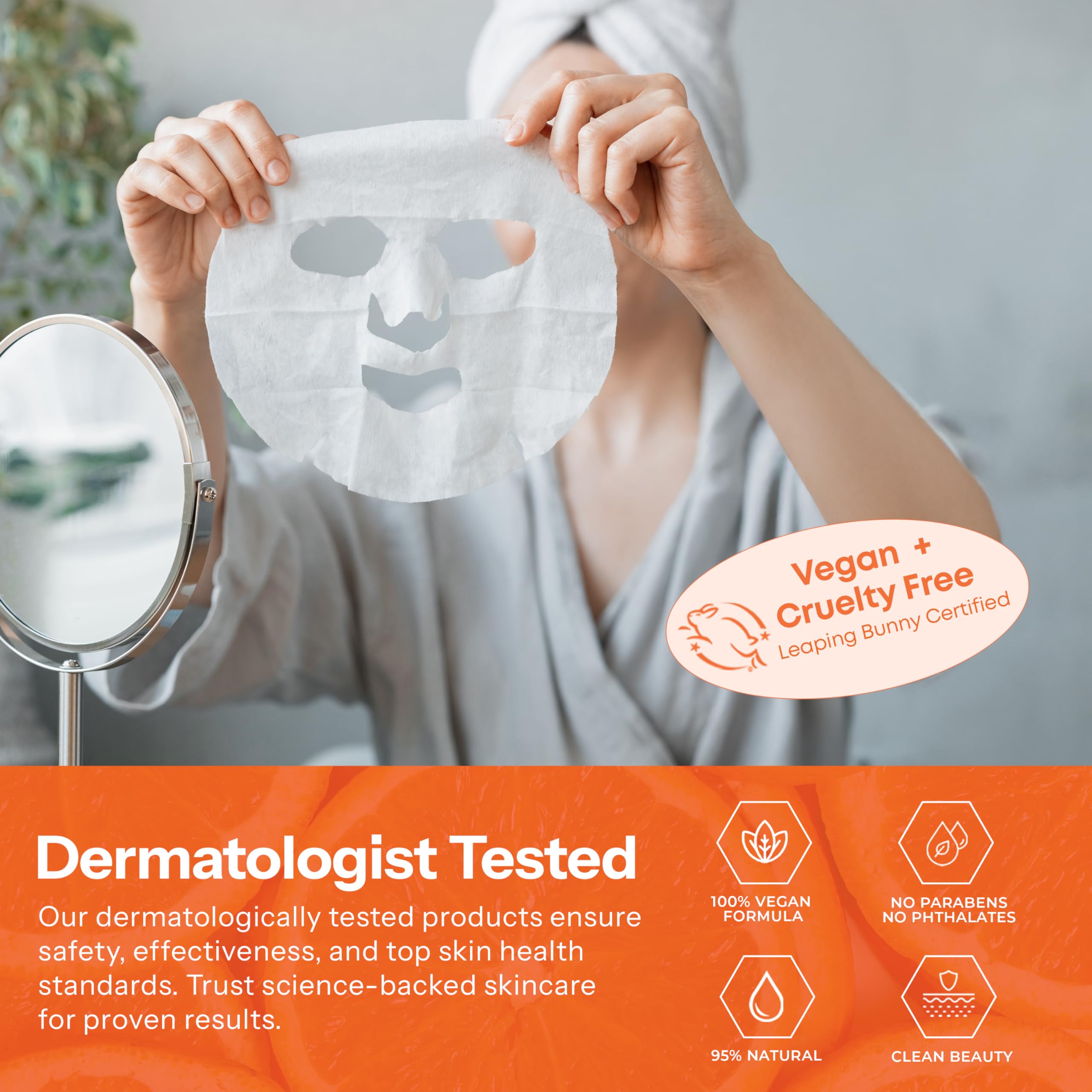 All skin types suitability with Skin 2.0 sheet mask usage