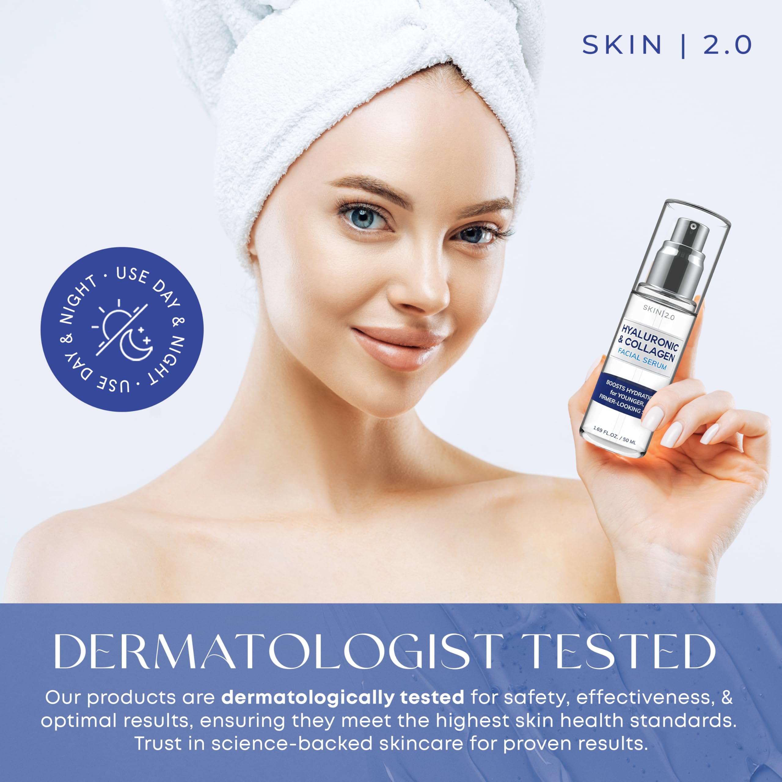 Cruelty-free symbol emphasizes an ethical skincare choice.