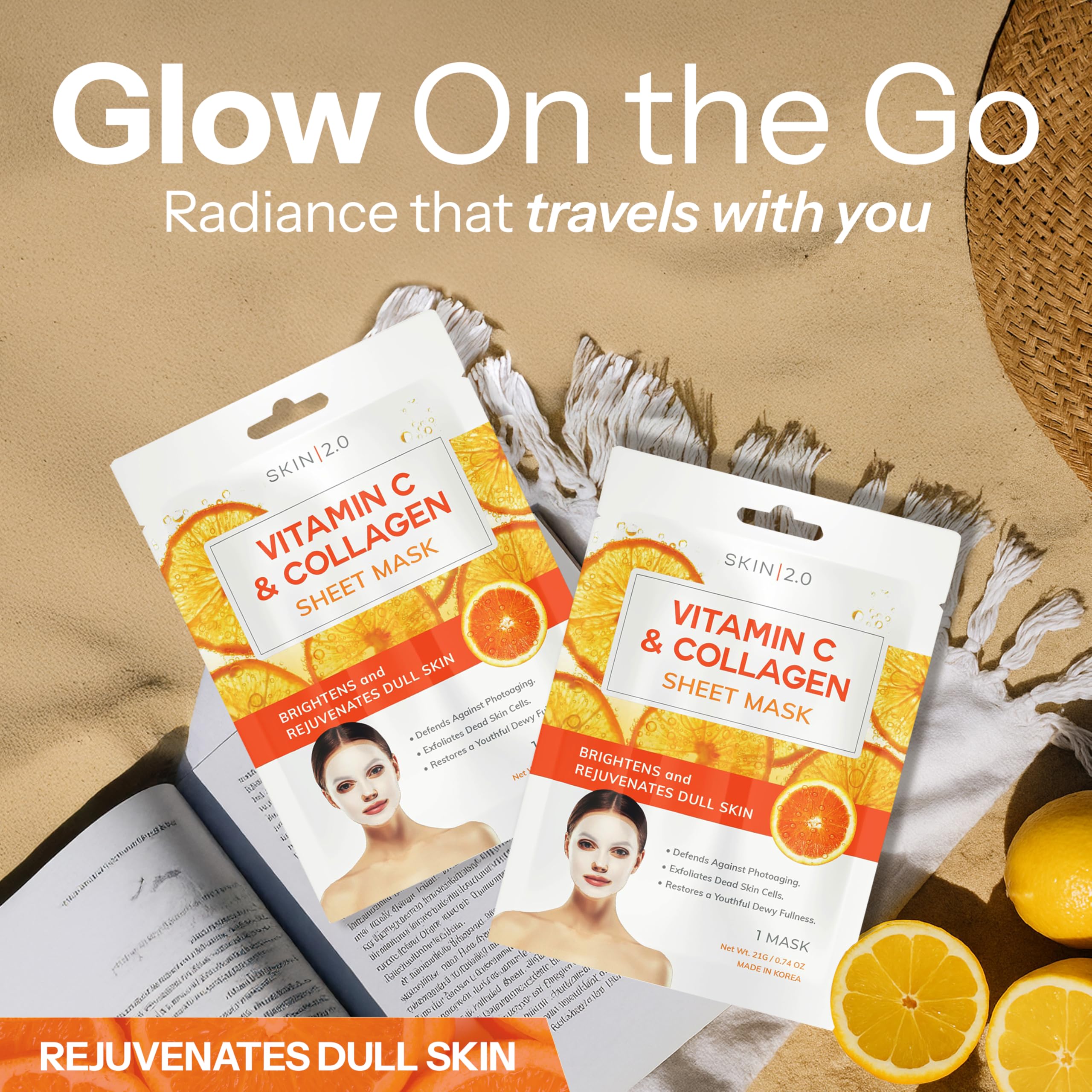 Mask on face during a relaxing at-home spa moment