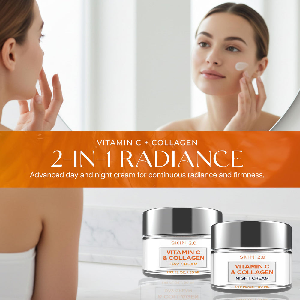 Skin 2.0 Night Cream jar ready for overnight smoothing and repair.