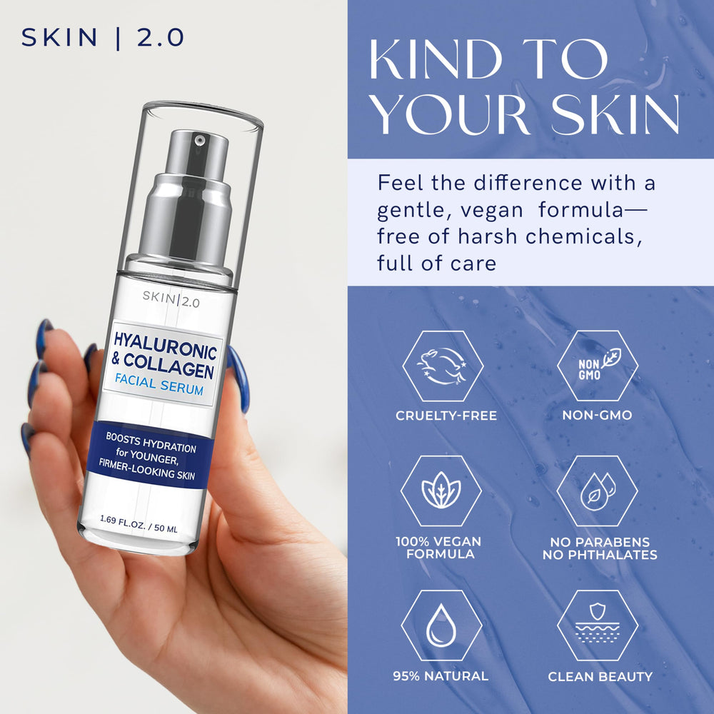 Serum being applied demonstrates quick absorption on clean skin.