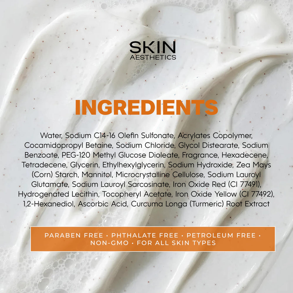 Packaging highlights vegan, cruelty-free clean beauty principles and natural ingredients.