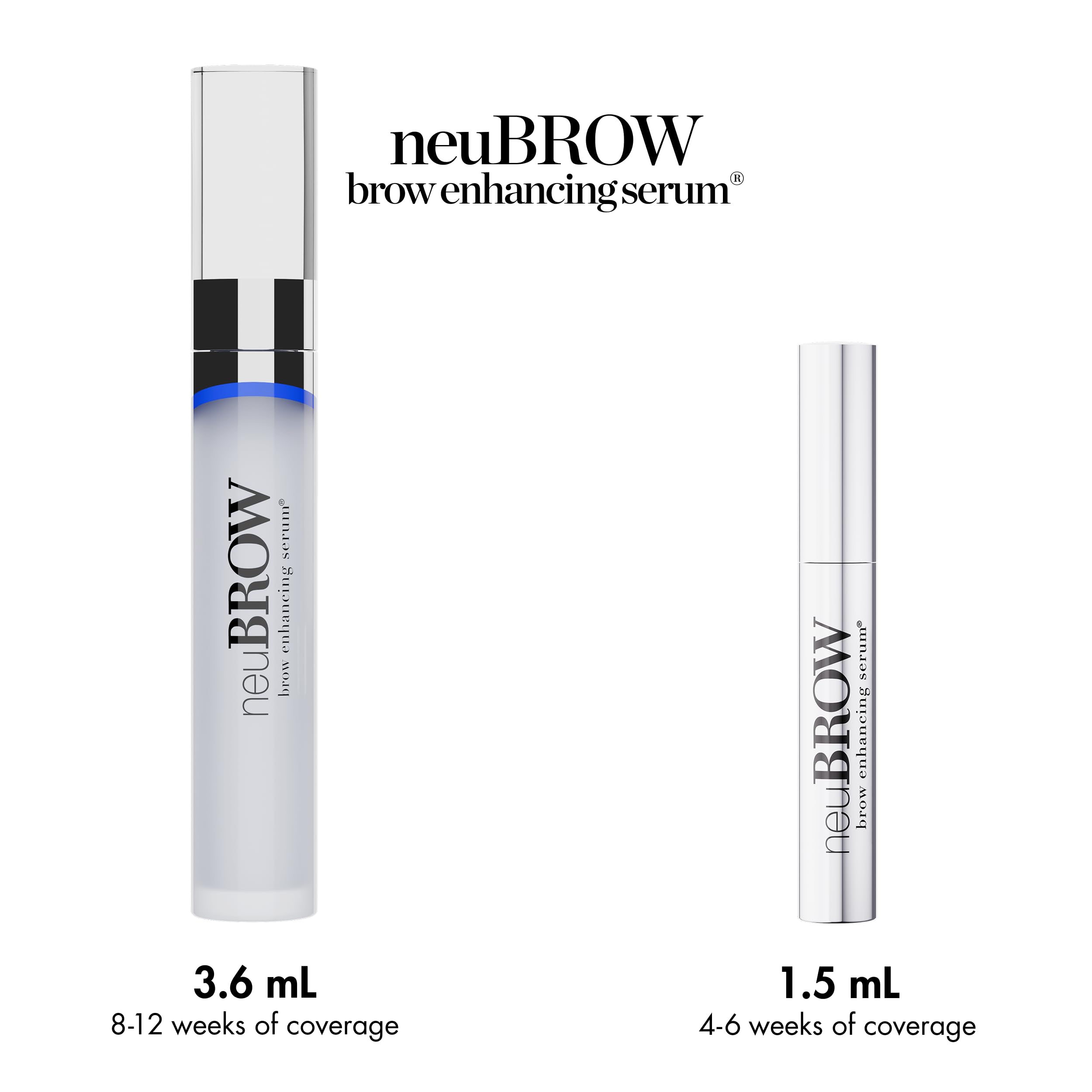 NeuBROW serum application close-up on brow area.