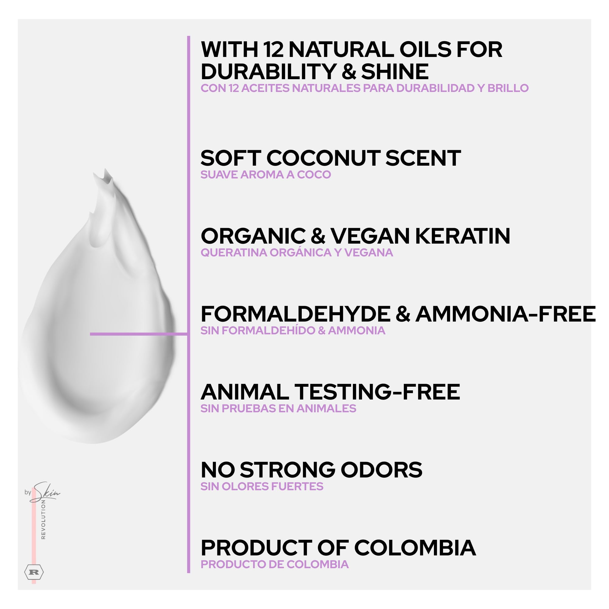 Skin Revolution Ritual Botánico natural oils blend nourishes and hydrates hair.