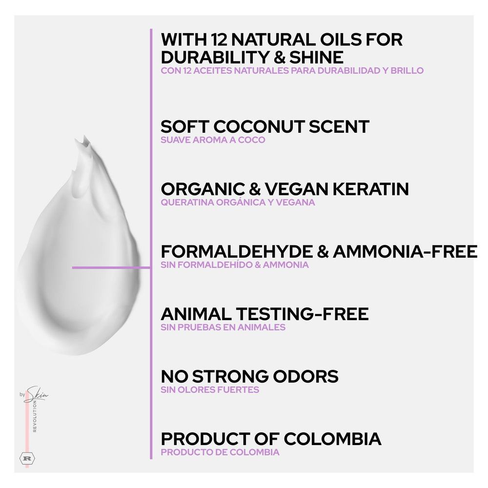 Skin Revolution Ritual Botánico natural oils blend nourishes and hydrates hair.