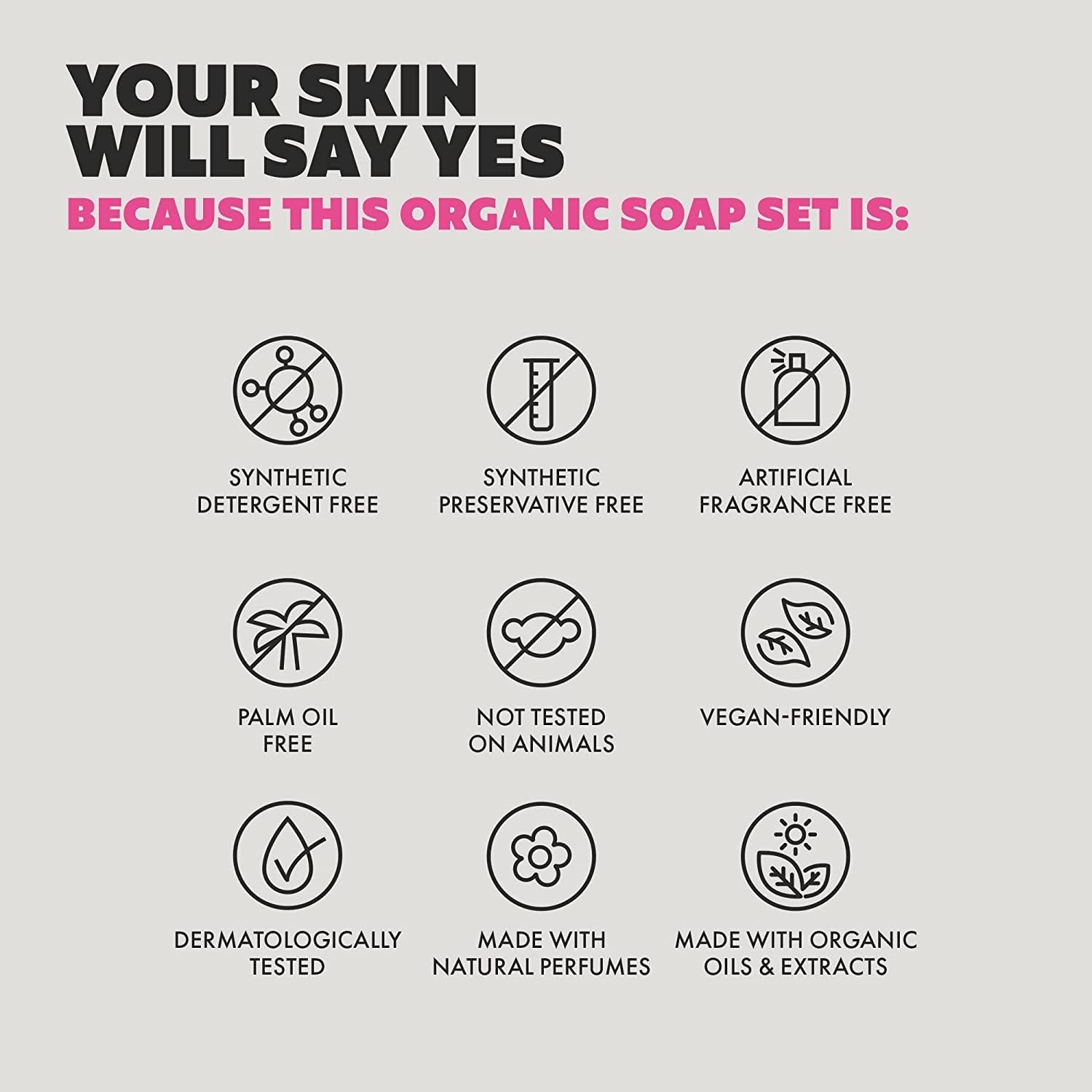 Skin Said Yes olive oil and shea butter bar nourishes skin gently.