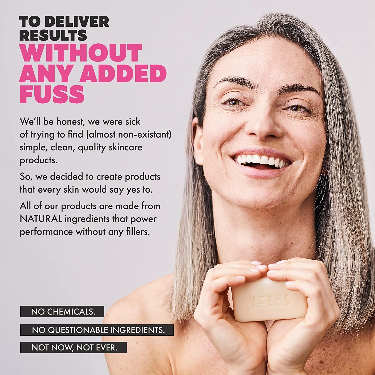 Skin Said Yes aloe vera cucumber extract bar with soothing hydration.