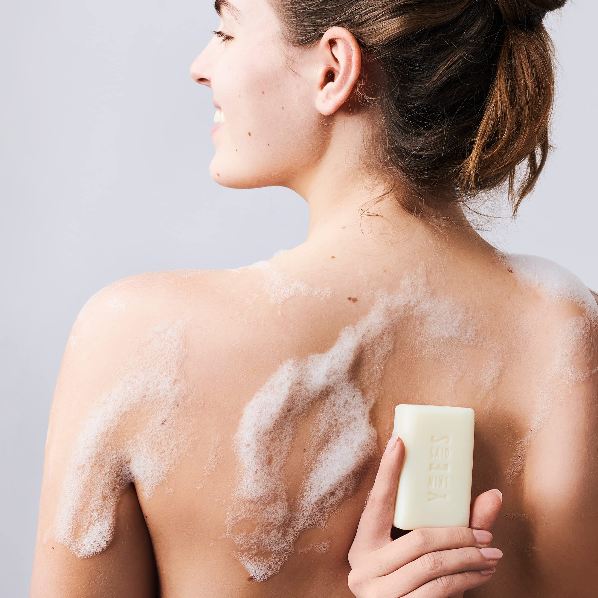 Skin Said Yes palm-oil-free bar supports sustainable cleansing routines.