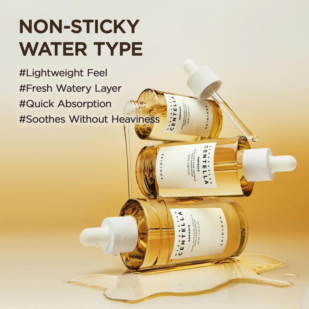 SKIN1004 ingredients list highlighting key components including Centella extract