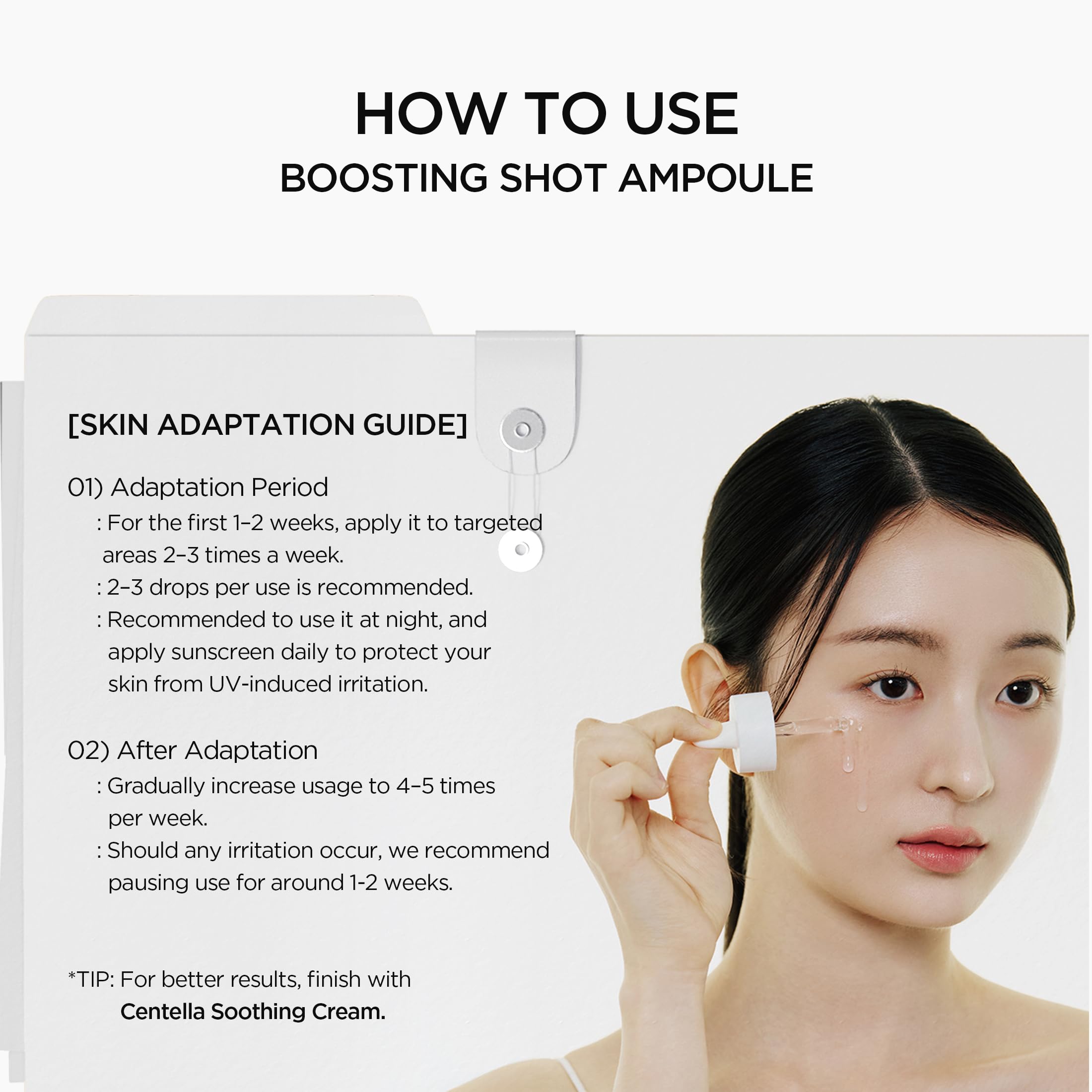 SKIN1004 Ingredients box highlighting Centella and Tranexamic Acid.