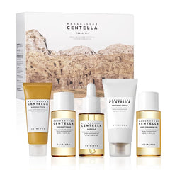 SKIN1004 Madagascar Centella Travel Kit box for on-the-go skincare routines.