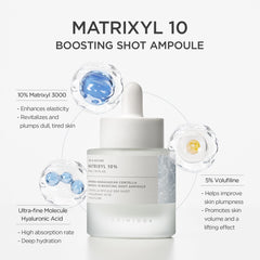 SKIN1004 Matrixyl ten percent boosting shot ampoule application close-up demonstrates easy texture