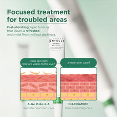 SKIN1004 Tea-Trica Spot Cream texture close-up showing lightweight formula.
