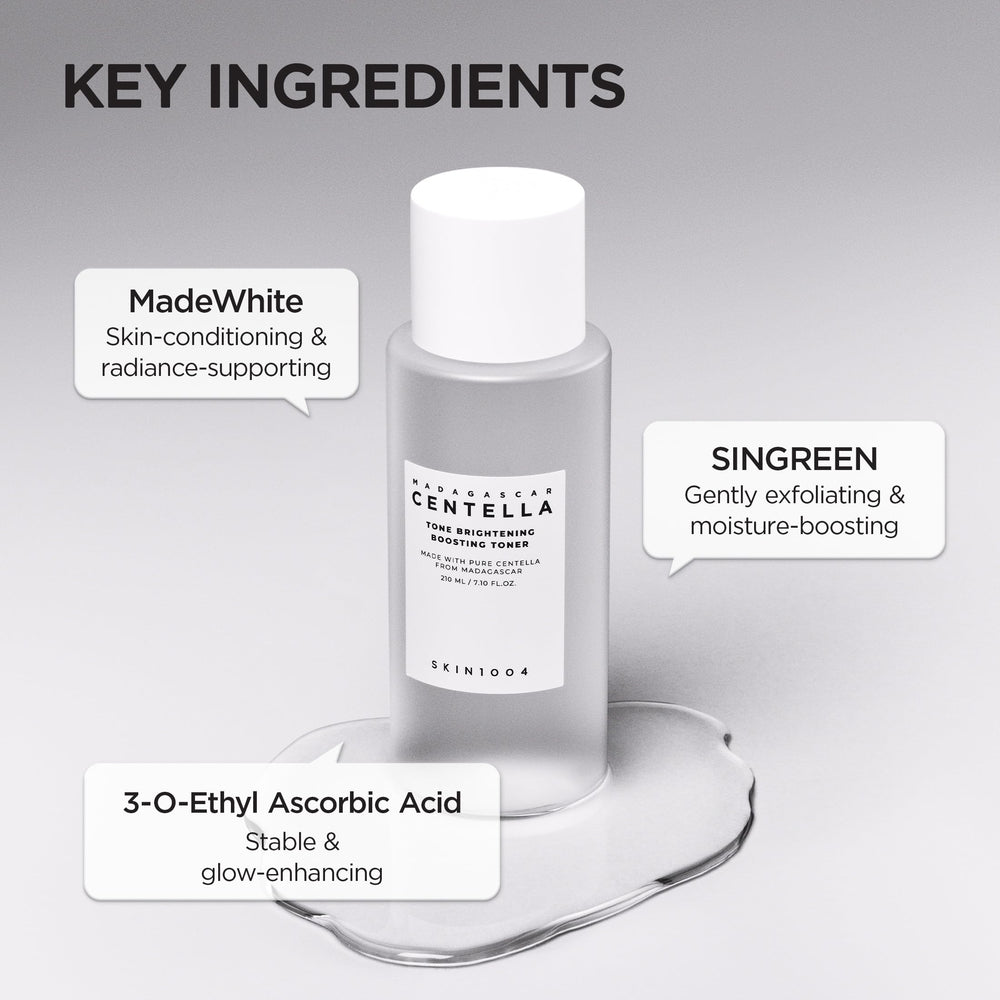 SKIN1004 Tone Balancing Toner MadeWhite and Niacinamide boost for even tone