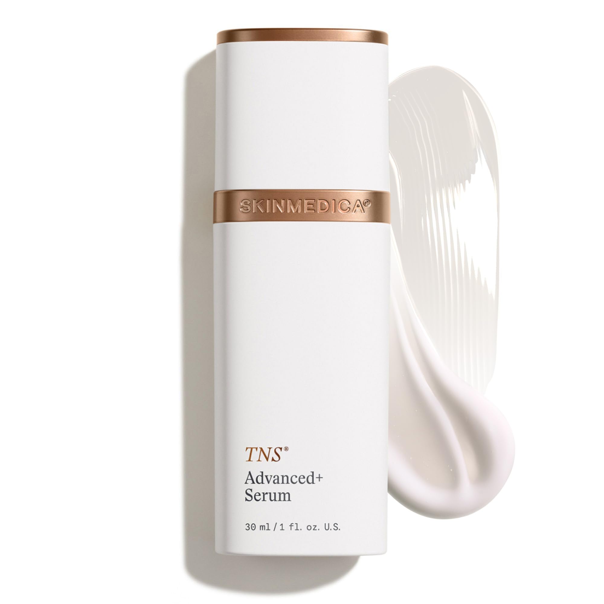 SkinMedica TNS Advanced+ Serum bottle front view for smoother-looking skin