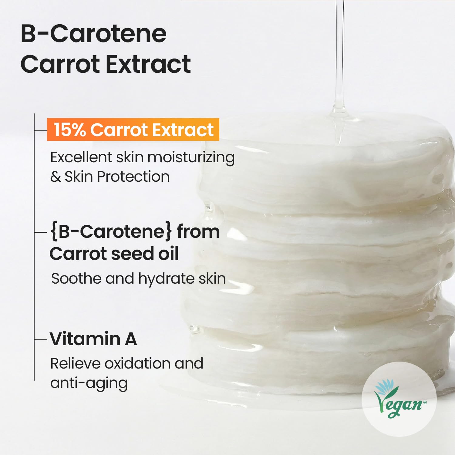 100% cotton pad designed for gentle daily use.